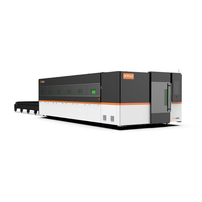 CNC fiber laser metall skärmaskin